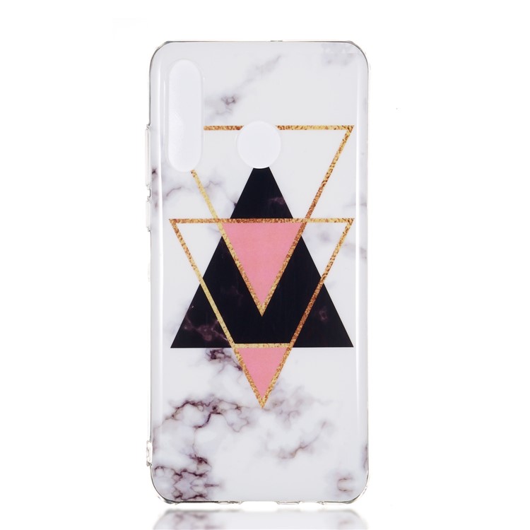 Motif Mobile Marbre Couverture En Gel IMD TPU Pour Huawei P30 Lite / nova 4e - Style J-2