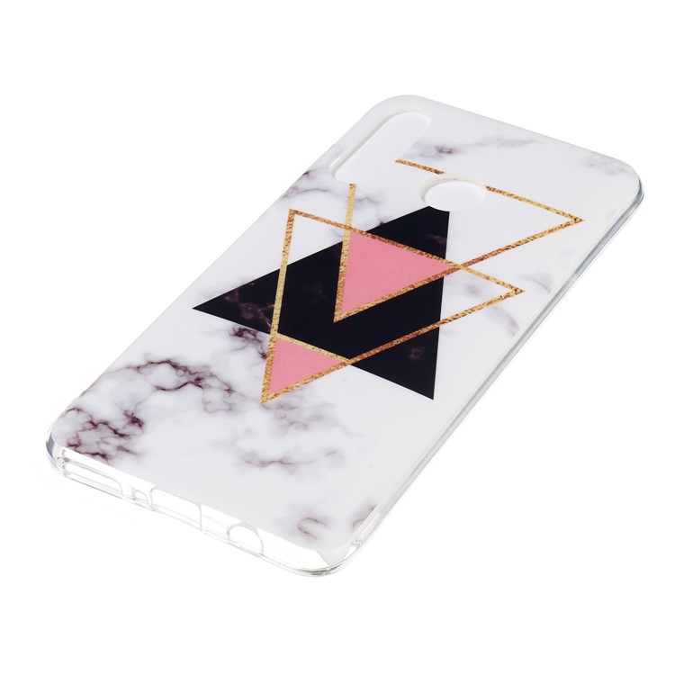 Motif Mobile Marbre Couverture En Gel IMD TPU Pour Huawei P30 Lite / nova 4e - Style J-3