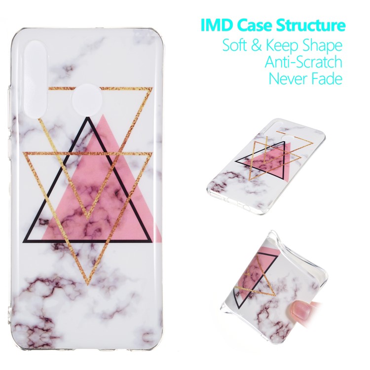 Motif Mobile Marbre Couverture En Gel IMD TPU Pour Huawei P30 Lite / nova 4e - Style K-1