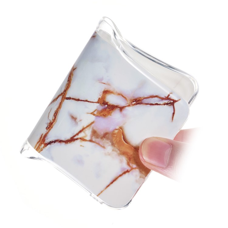 Padrão De Mármore IMD TPU Gel Tampa Móvel Para Huawei P30 Lite / nova 4e - Estilo L-4