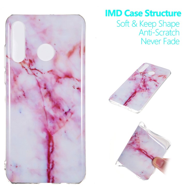 Motif Mobile Marbre Couverture En Gel IMD TPU Pour Huawei P30 Lite / nova 4e - Style M-1