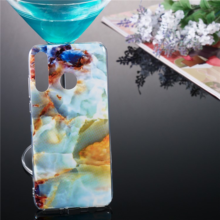 Motif Mobile Marbre Couverture En Gel IMD TPU Pour Huawei P30 Lite / nova 4e - Style O-5
