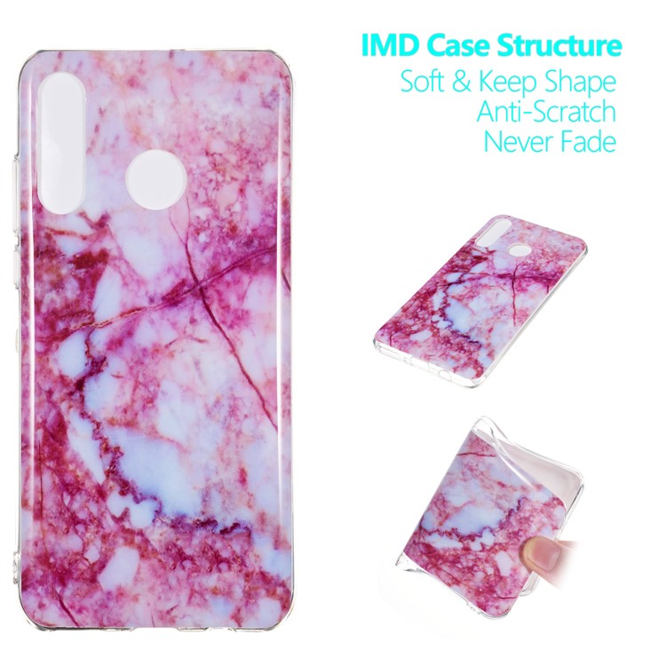 Motif Mobile Marbre Couverture En Gel IMD TPU Pour Huawei P30 Lite / nova 4e - Style P-1