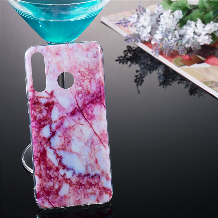 Motif Mobile Marbre Couverture En Gel IMD TPU Pour Huawei P30 Lite / nova 4e - Style P-5
