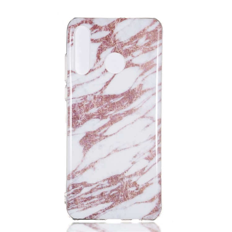 Motif Mobile Marbre Couverture En Gel IMD TPU Pour Huawei P30 Lite / nova 4e - Style Q-2