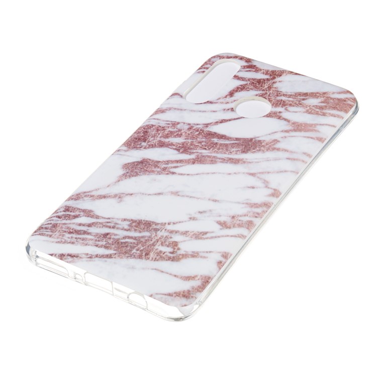 Motif Mobile Marbre Couverture En Gel IMD TPU Pour Huawei P30 Lite / nova 4e - Style Q-3