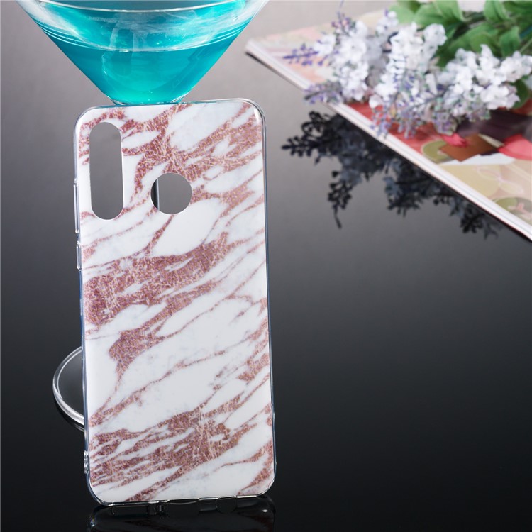 Motif Mobile Marbre Couverture En Gel IMD TPU Pour Huawei P30 Lite / nova 4e - Style Q-5