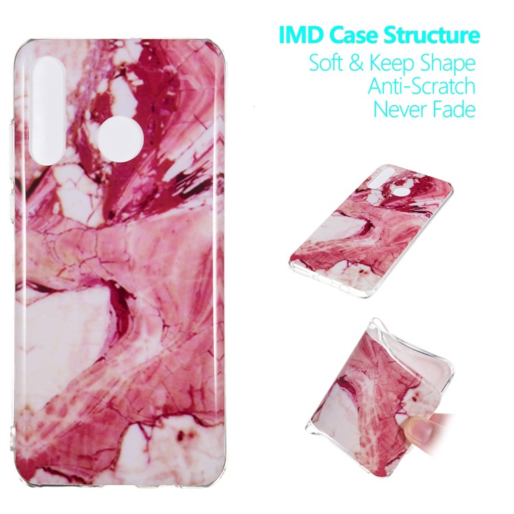 Motif Mobile Marbre Couverture En Gel IMD TPU Pour Huawei P30 Lite / nova 4e - Style R-1