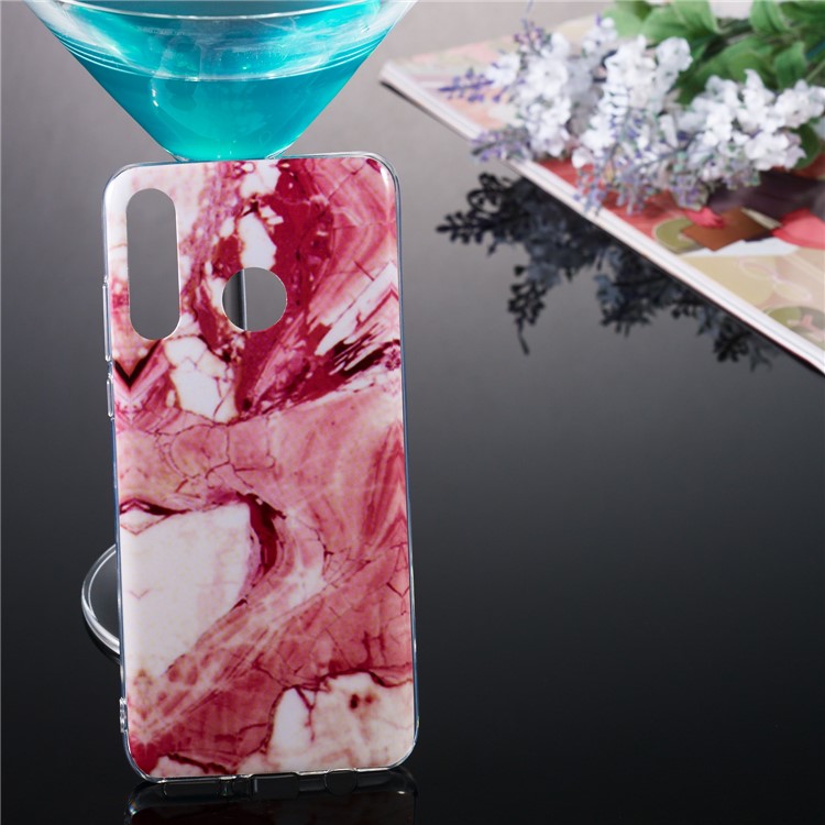 Motif Mobile Marbre Couverture En Gel IMD TPU Pour Huawei P30 Lite / nova 4e - Style R-5
