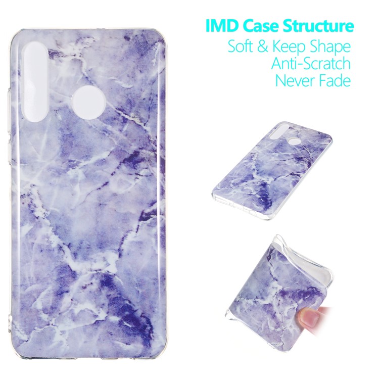 Motif Mobile Marbre Couverture En Gel IMD TPU Pour Huawei P30 Lite / nova 4e - Modes-1