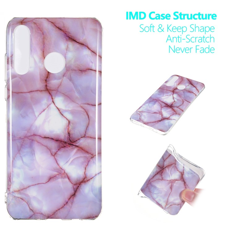 Motif Mobile Marbre Couverture En Gel IMD TPU Pour Huawei P30 Lite / nova 4e - Style T-1