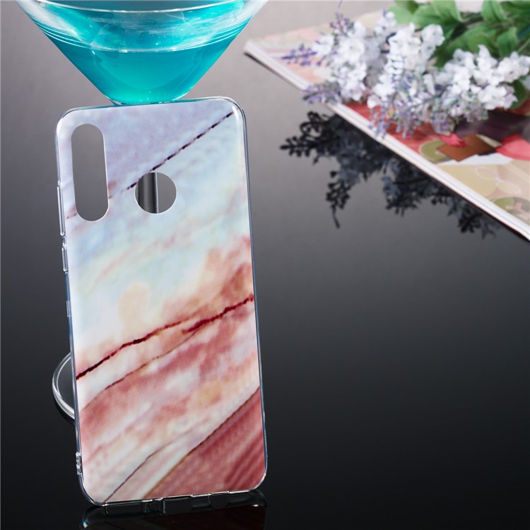 Motif Mobile Marbre Couverture En Gel IMD TPU Pour Huawei P30 Lite / nova 4e - Style V-5