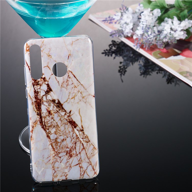 Motif Mobile Marbre Couverture En Gel IMD TPU Pour Huawei P30 Lite / nova 4e - Style W-5
