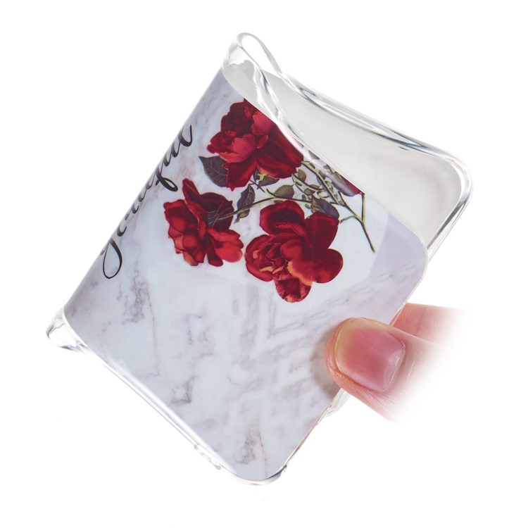 Motif Mobile Marbre Couverture En Gel IMD TPU Pour Huawei P30 Lite / nova 4e - Style X-4