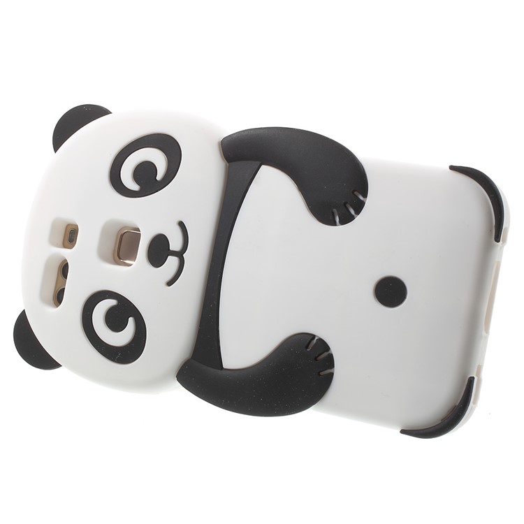 3D Cute Panda Gel Silicone Case Cover for Huawei P9 - Black-4