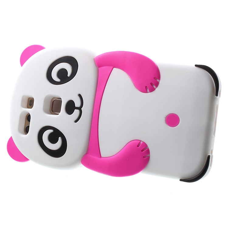 3D Cute Panda Silicone Case Accessory for Huawei P9 - Rose-4