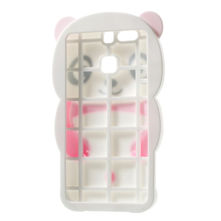 3D Cute Panda Silicone Case Accessory for Huawei P9 - Rose-5