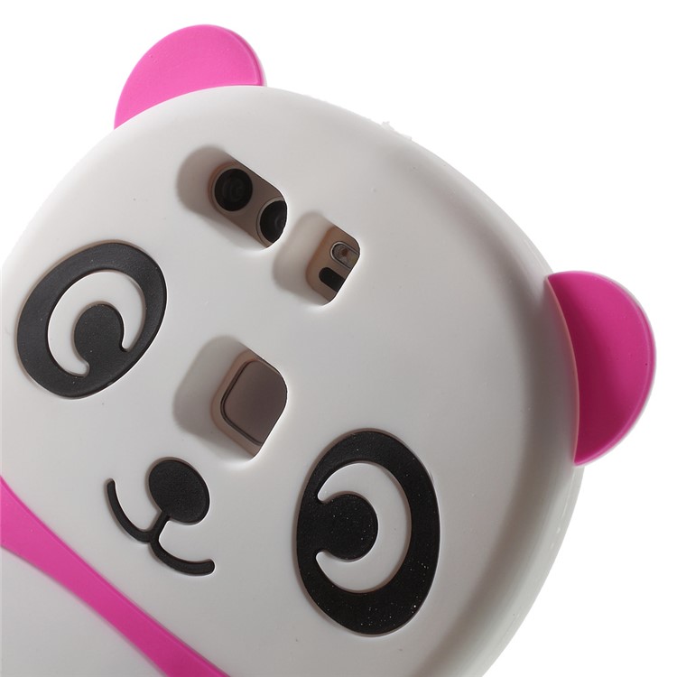3D Cute Panda Silicone Case Accessory for Huawei P9 - Rose-7