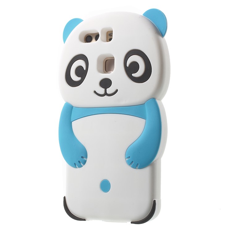 3D Cute Panda Gel Silicone Phone Case for Huawei P9 - Blue-3