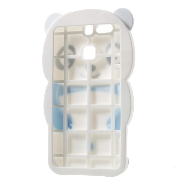 3D Cute Panda Gel Silicone Phone Case for Huawei P9 - Blue-5