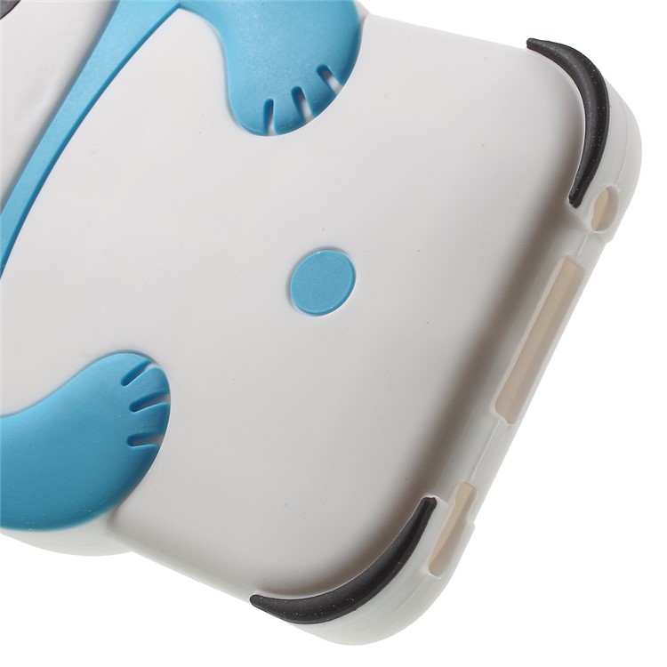 3D Cute Panda Gel Silicone Phone Case for Huawei P9 - Blue-6
