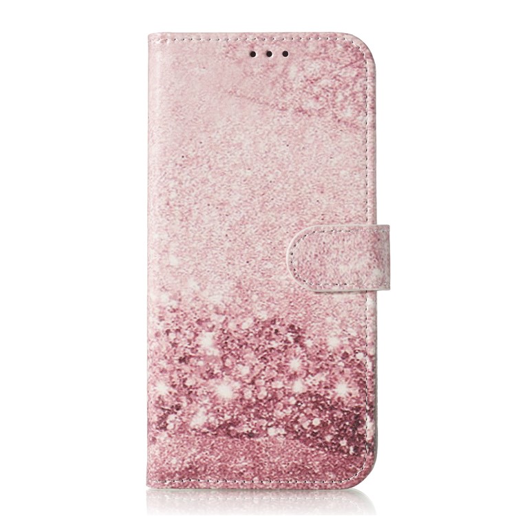 Brieftaschenständer Aus Leder Mit Musterdruck Für Huawei P30 - Glitter Pailletten-3