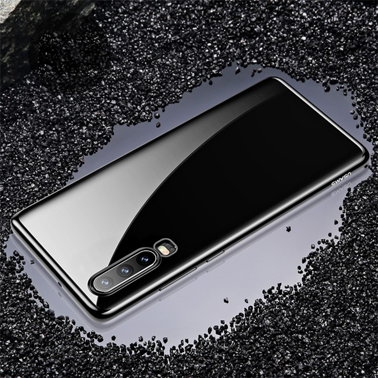 USAMS Kingdom Series Electroplated Soft TPU Case for Huawei P30 - Black-1