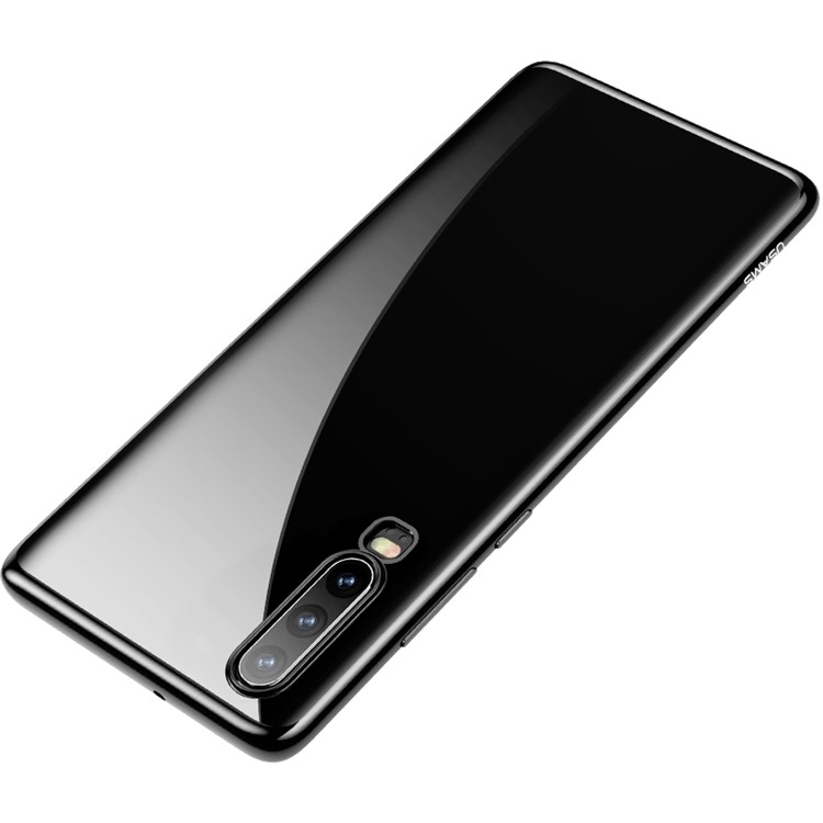 USAMS Kingdom Series Electroplated Soft TPU Case for Huawei P30 - Black-2
