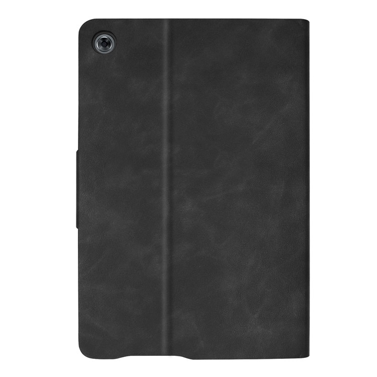 Textured Leather Stand Smart Tablet Cover for Huawei MediaPad M5 lite 10 - Black-8