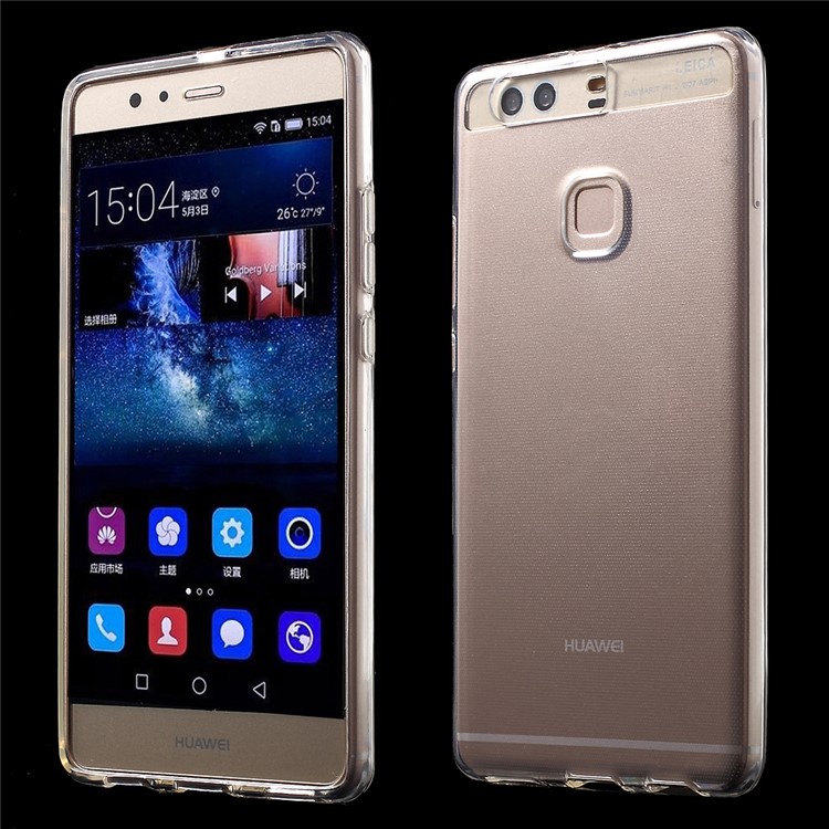 Transparent TPU Gel Phone Case for Huawei P9 Plus-1