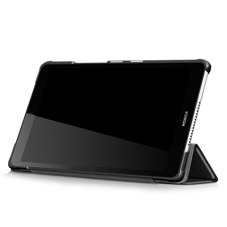 Tri-fold Stand Leather Smart Case for Huawei Honor Pad 5 8.0-inch - Black-7