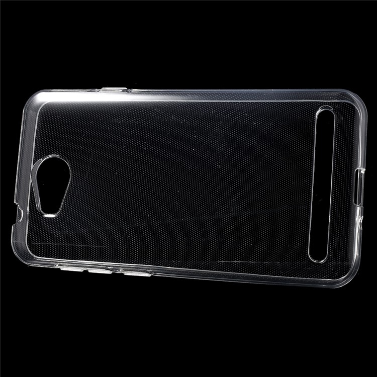 Glossy TPU Case Cover for Huawei Y3II / Y3 II - Transparent-2