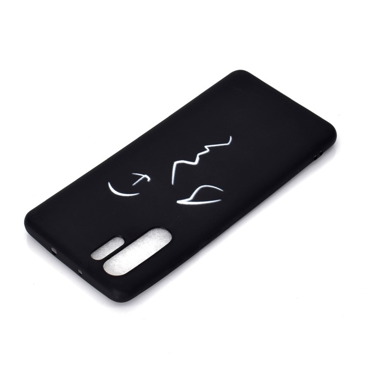 Pattern Printing Matte TPU Case for Huawei P30 Pro - Abstract Face-4