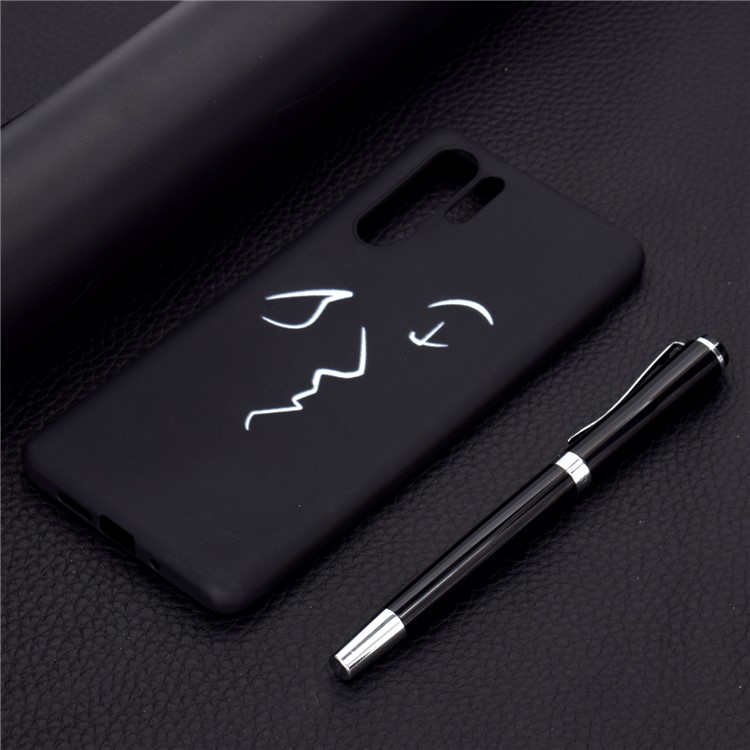 Pattern Printing Matte TPU Case for Huawei P30 Pro - Abstract Face-8