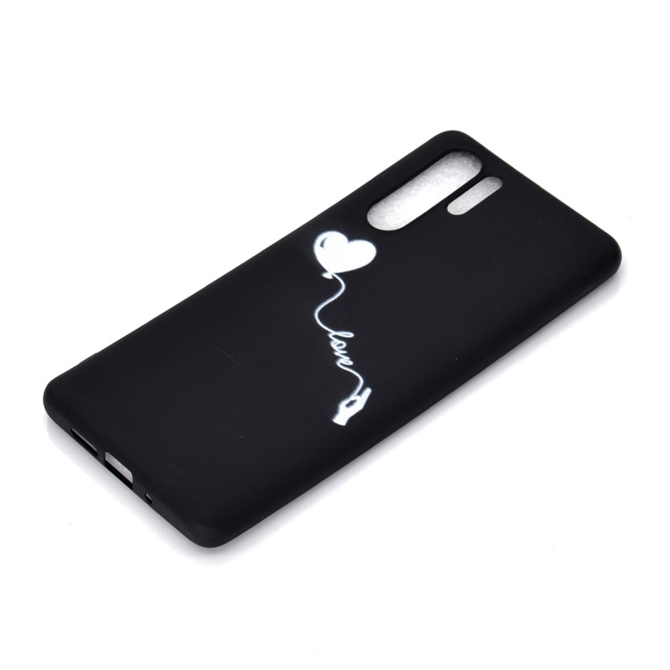 Étui En TPU Mat À Motifs Pour Huawei P30 Pro - Coeur Et Amour-3