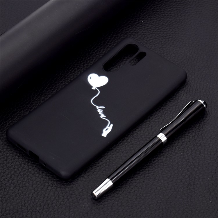 Étui En TPU Mat À Motifs Pour Huawei P30 Pro - Coeur Et Amour-6