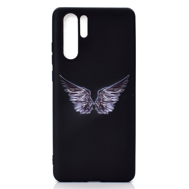 Estuche De TPU Mate Estampado Para Huawei P30 Pro - Alas-2