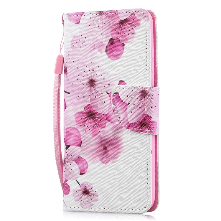 Custodia di Portafoglio in Pelle Per Stampare Motivi Per Huawei P30 Lite New Edition/P30 Lite/nova 4e - Bel Fiore-2