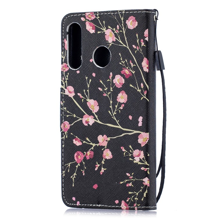 Etui Portefeuille En Cuir Imprimable Pour Huawei P30 Lite / nova 4e - Fleurs Vives-3