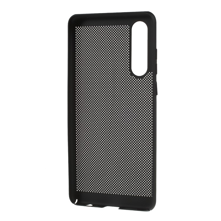 Heat Dissipation Rubberized PC Cell Phone Cover for Huawei P30 - Black-6