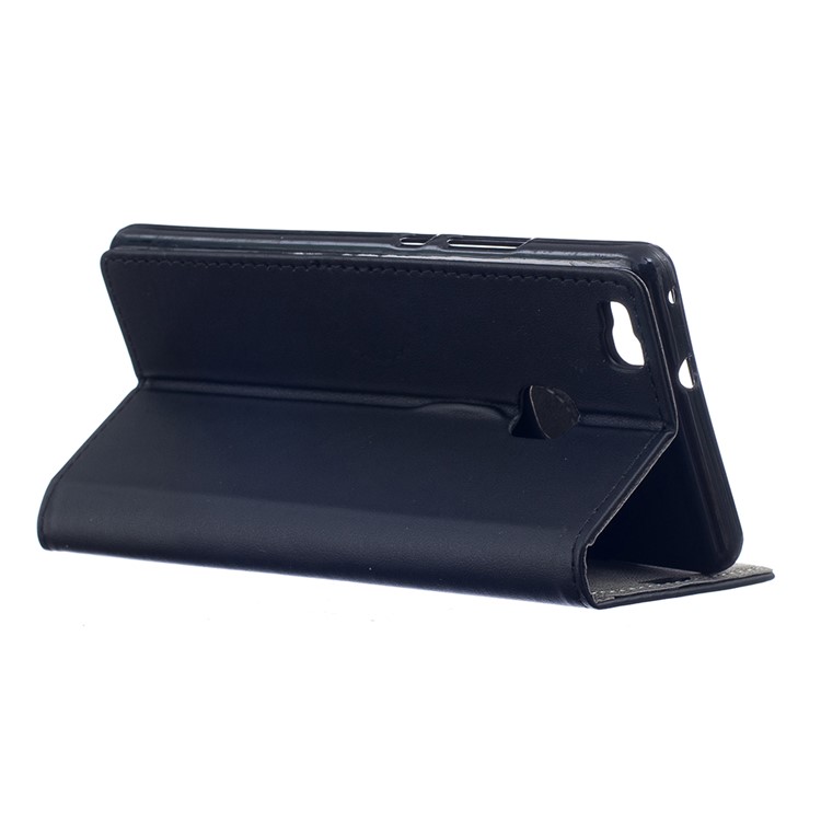 Wallet Leather Stand Case for Huawei P9 Lite - Black-4