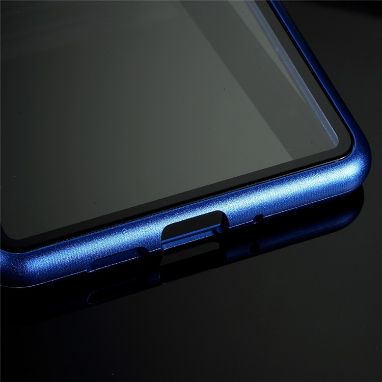 Magnetic Attraction Tempered Glass Phone Case for Huawei P30 Pro - Blue-3