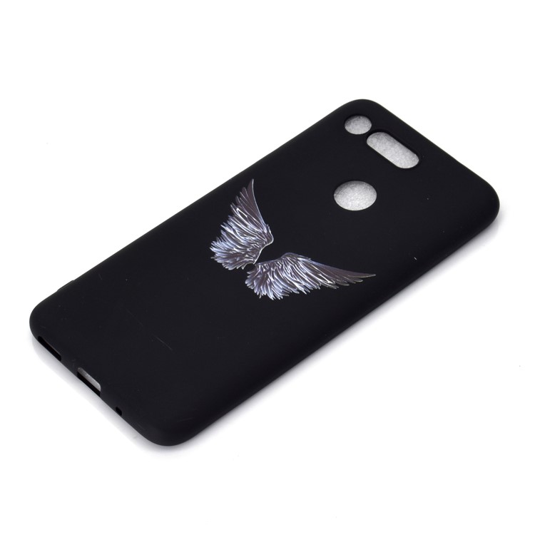 Motif Mate Impression TPU Téléphone Portable Accessoire Pour Huawei Honneur Vue 20 / V20 - Ailes-3