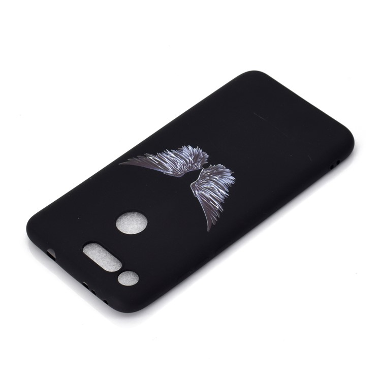 Motif Mate Impression TPU Téléphone Portable Accessoire Pour Huawei Honneur Vue 20 / V20 - Ailes-4