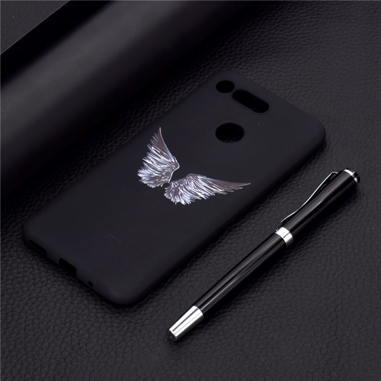 Motif Mate Impression TPU Téléphone Portable Accessoire Pour Huawei Honneur Vue 20 / V20 - Ailes-6