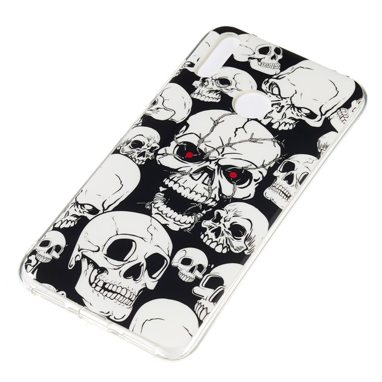 Noctilucent IMD TPU Case for Huawei Y7 (2019) / Y7 Pro (2019) / Enjoy 9 - Cool Skulls-3