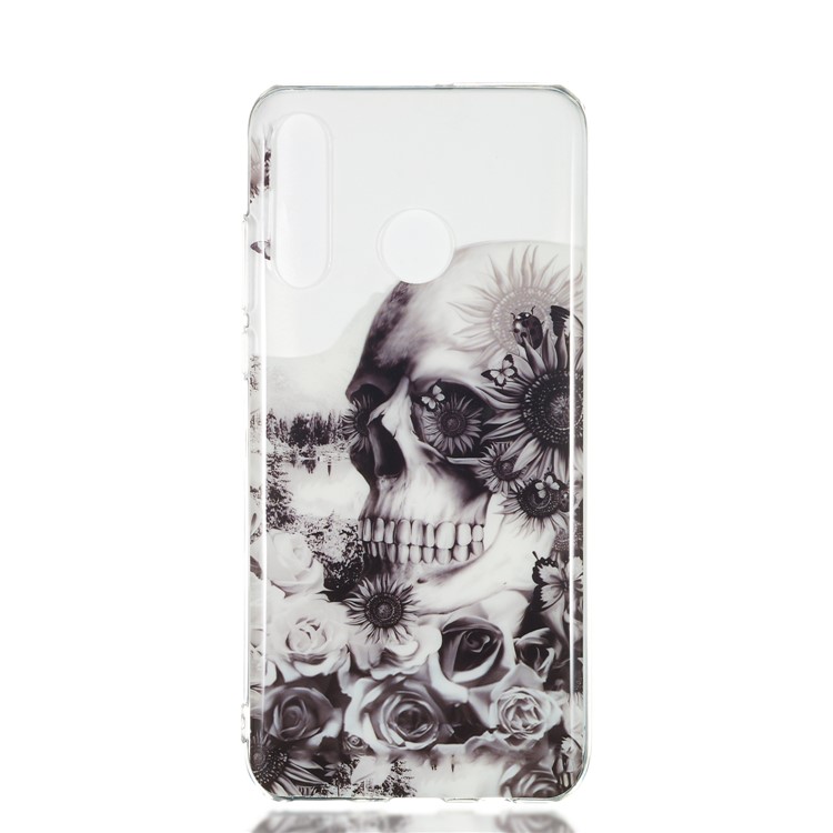 Pattern Printing IMD TPU Phone Case for Huawei P30 Lite/nova 4e - Sugar Skull-2