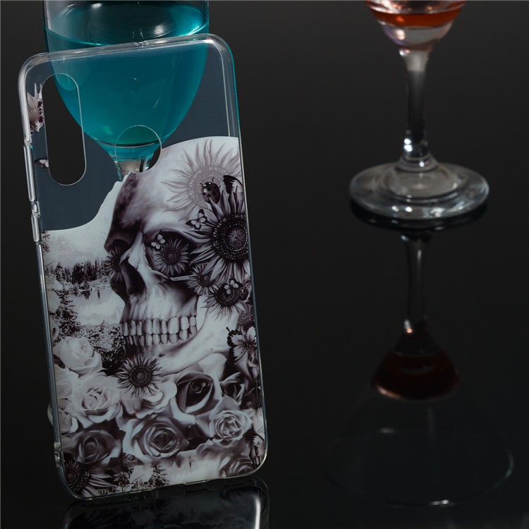 Pattern Printing IMD TPU Phone Case for Huawei P30 Lite/nova 4e - Sugar Skull-5