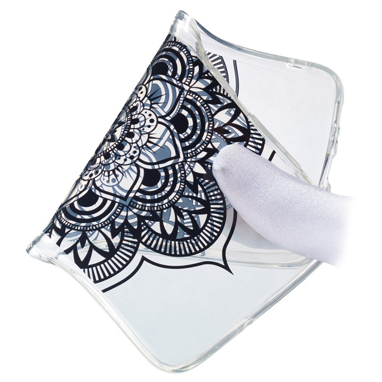 Pattern Printing IMD TPU Case for Huawei Y7 (2019) / Y7 Pro (2019) / Enjoy 9 - Henna Flower-4
