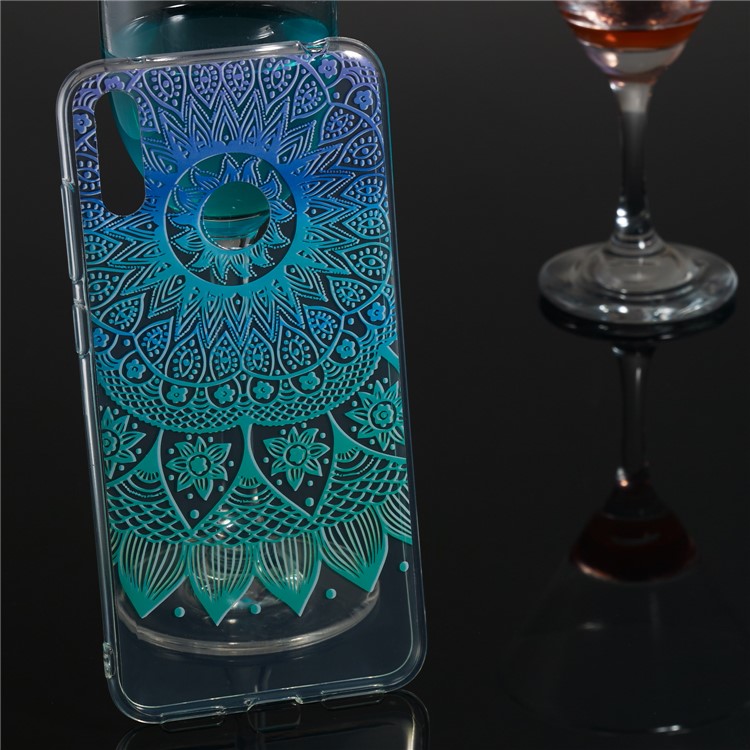 Pattern Printing IMD TPU Case for Huawei Y7 (2019) / Y7 Pro (2019) / Enjoy 9 - Mandala Flower-5